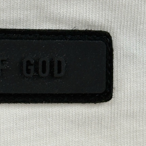 Fog Essentials Fear Of God White Oversize Long Sleeve Tee T-shirt Size medium - Picture 11 of 16